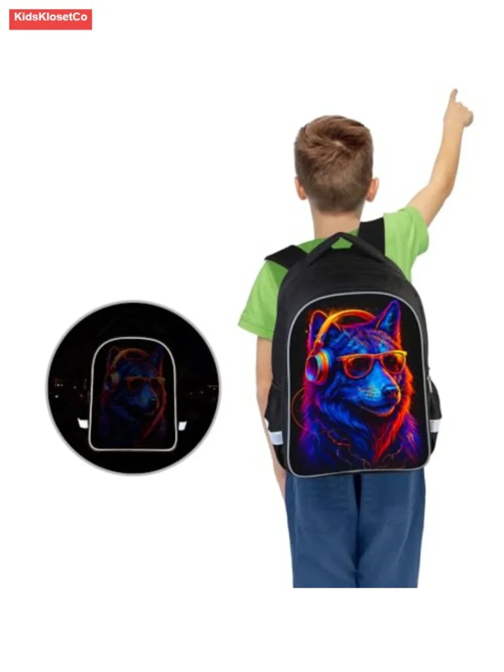 Ergonomic School Backpack for Kids Boys Girls - Lightweight Laptop Bookbag with